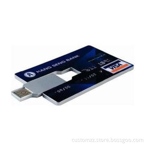 Custom Printed Credit Card Style USBFlash Drive Storage Pla